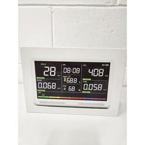 16 in 1 Air Quality Monitor Indoor 7 Display 9AQI+7AQI Alerts Air Quality Meter